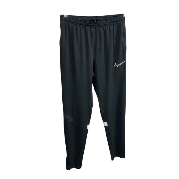 Nike Dri-Fit Black Athletic Pants With Reflective Stripes Small Polyester 49i - Picture 1 of 6